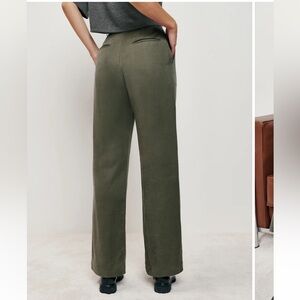 Reformation Olive Green Trousers